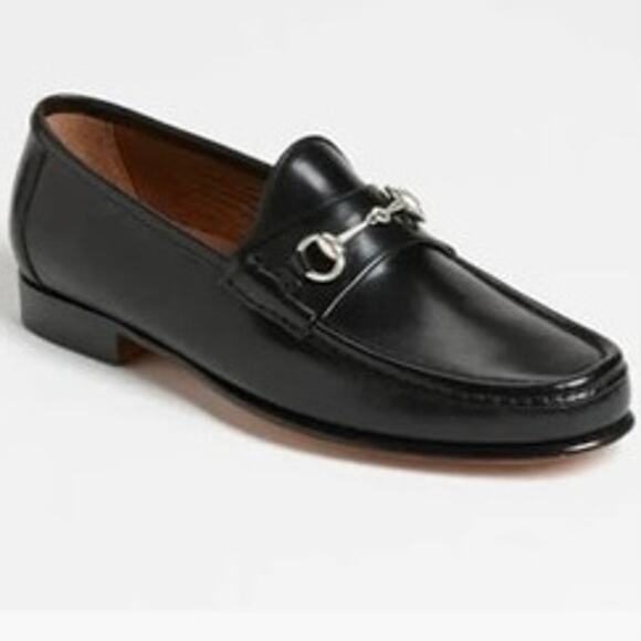 Verona II Italian Bit Loafer | Men Allen Edmonds Verona II black loafers silver toned horsebit detail size 10